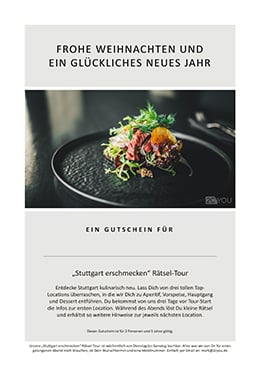 2CYOU Gutschein Thumb Weihnachten Kulinarische Entdeckungs-Tour durch Deine Stadt – Der 2CYOU Gutschein zu Weihnachten