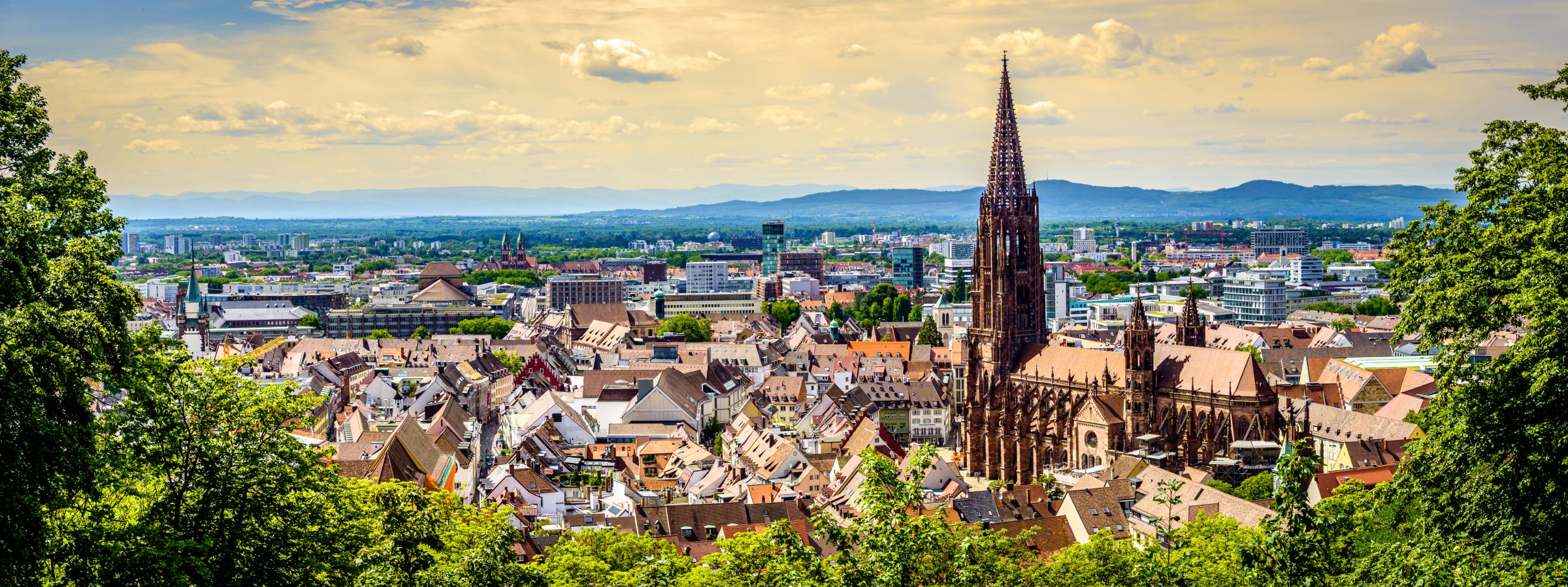 Historic,Buildings,At,The,Famous,Old,Town,Of,Freiburg,Im